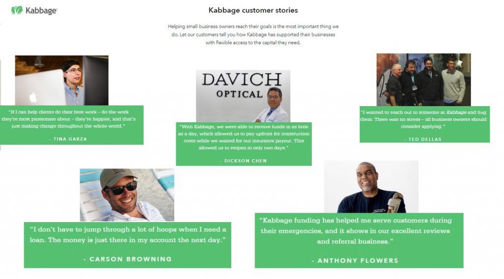 Kabbage loans Customer Reviews