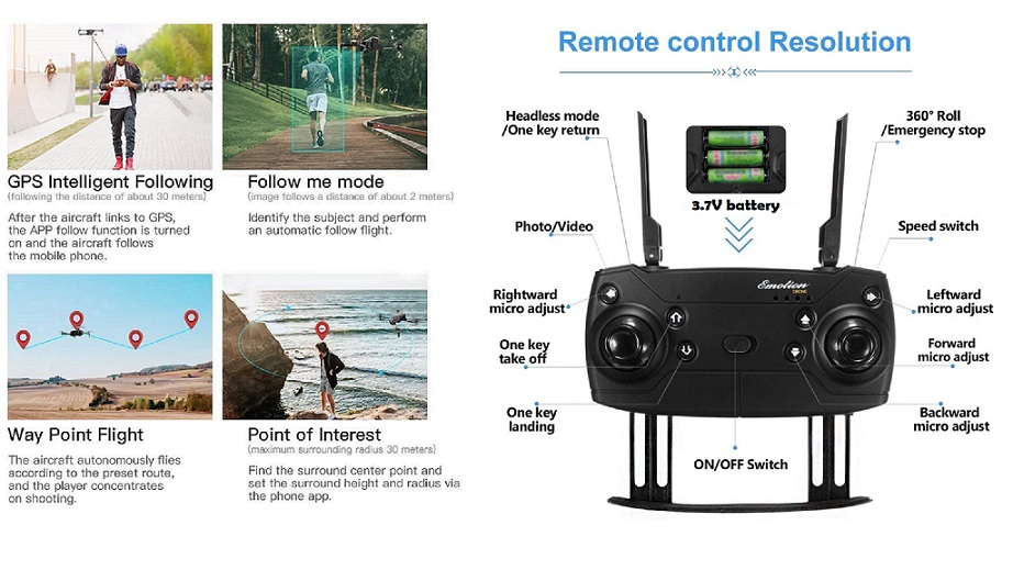dronex pro remote control